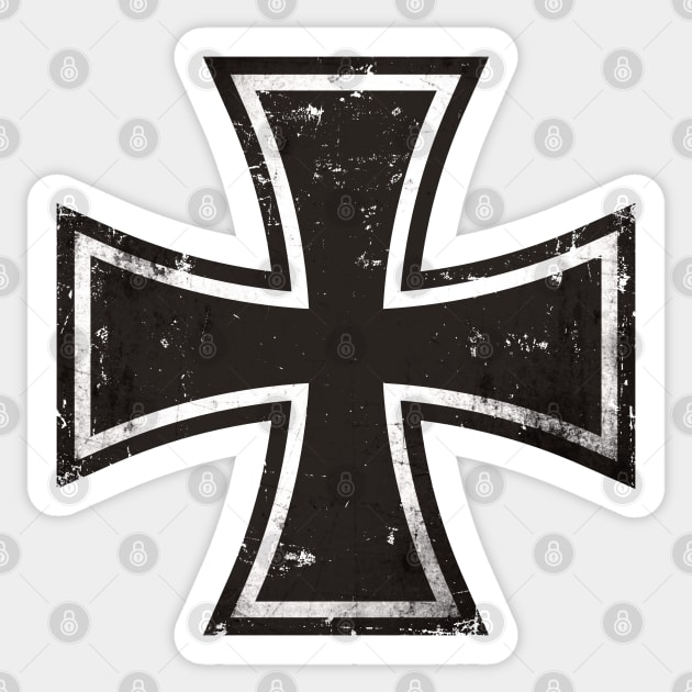 German Iron Cross Sticker by Beltschazar